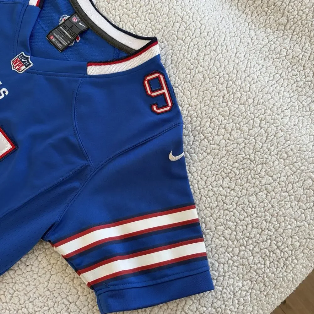 Buffalo Bills Mario Williams 94 Nike On Field NFL‎ Jersey Size L Blue